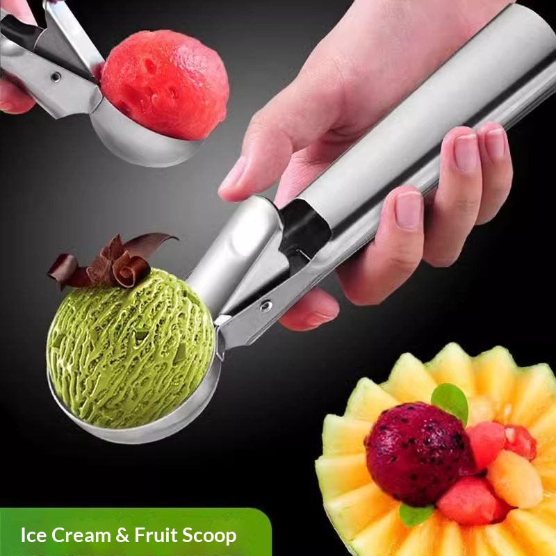 Ice Pick Pick - Stainless Steel Ice Cream Scoop With