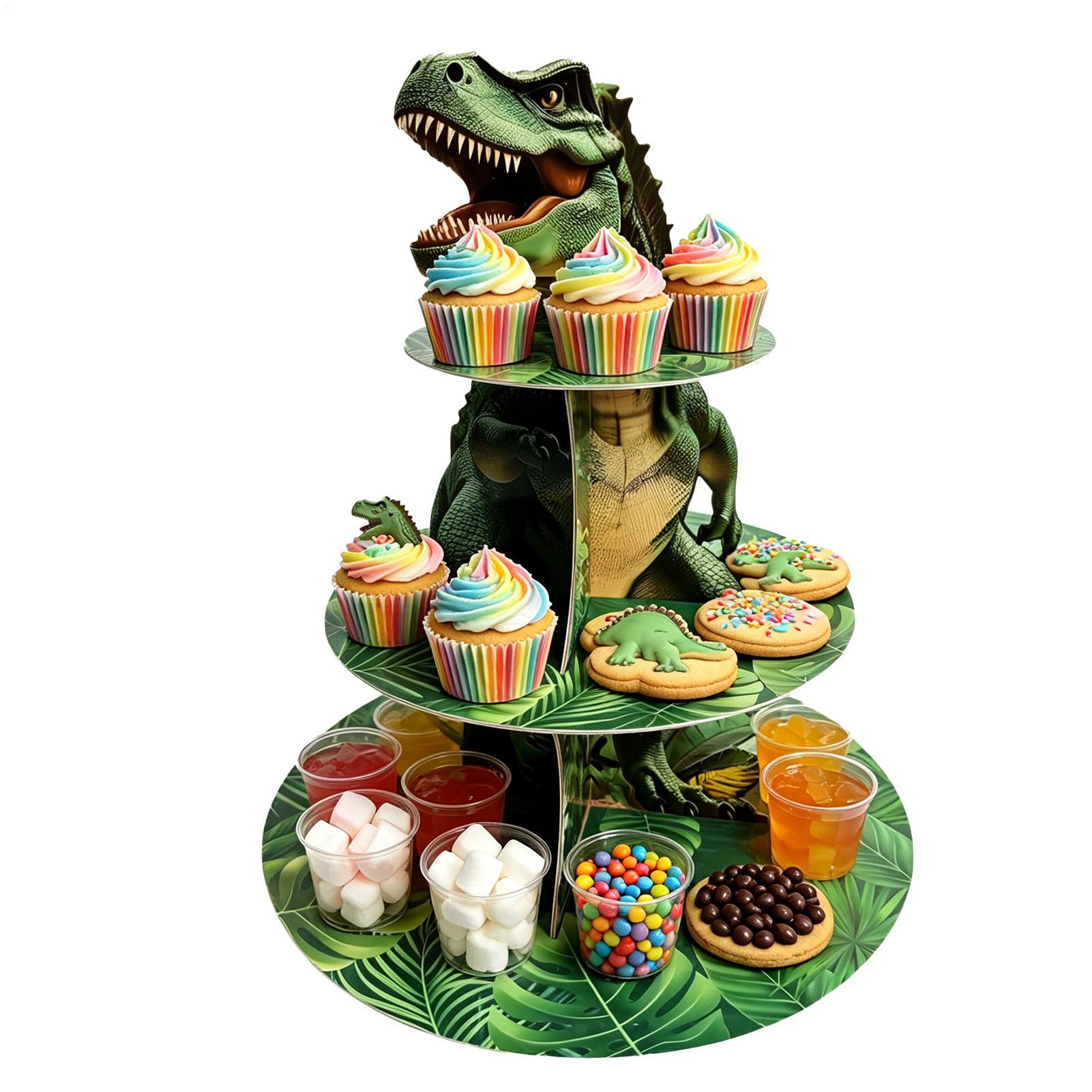Cupcake Stand 3 Tiers Dinosaur - огляд і ціна Home Bar Set