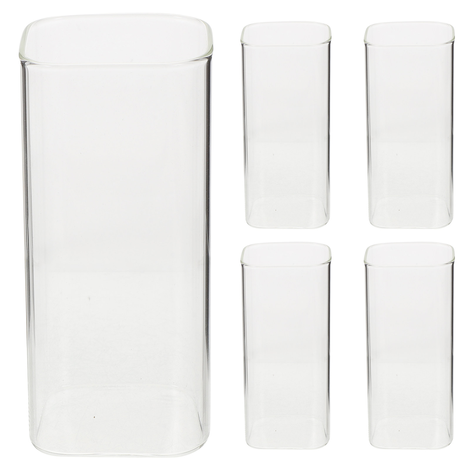 5Pcs Glass Cups Set Premium Th - огляд і ціна Home Bar Set