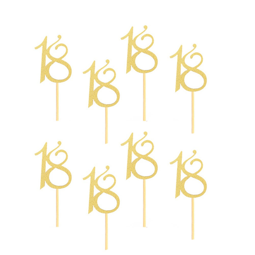 48Pcs 18Th Birthday Cake Toppe - огляд і ціна Ice Pick Pick
