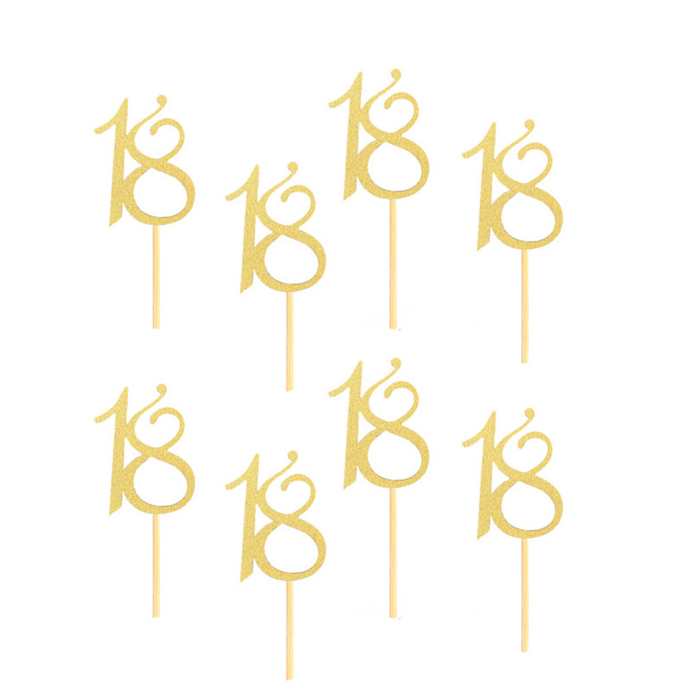 48Pcs 18Th Birthday Cake Toppe - огляд і ціна Ice Pick Pick