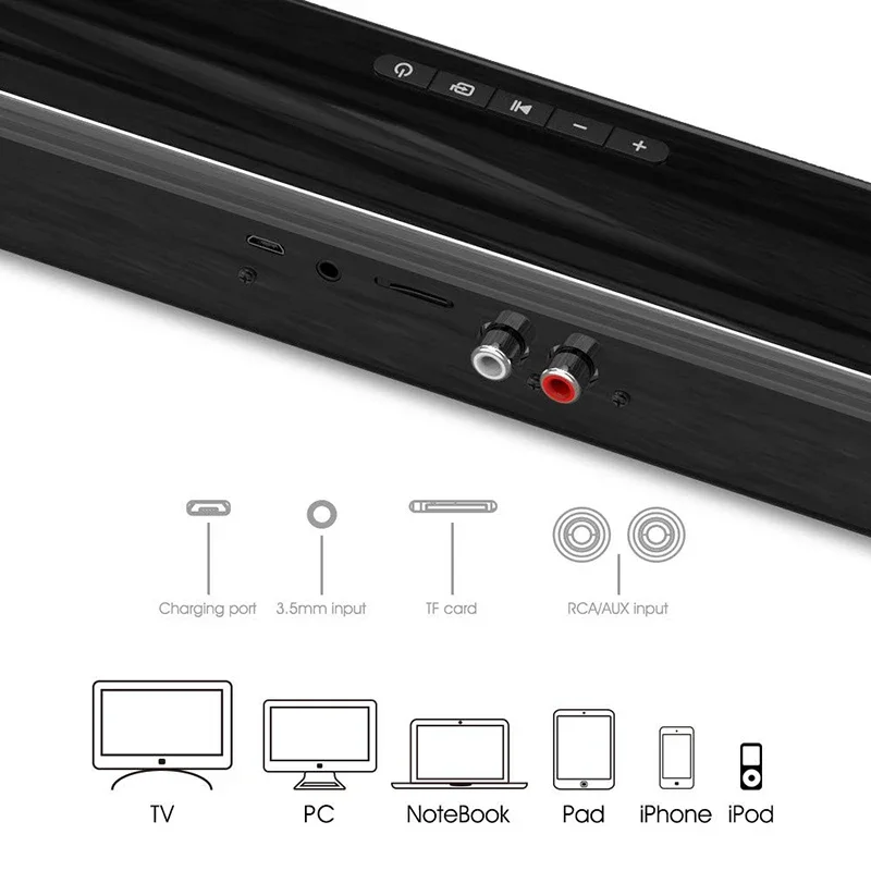 40W Soundbar TV Portable Bluet - огляд і ціна Home Bar And Theater