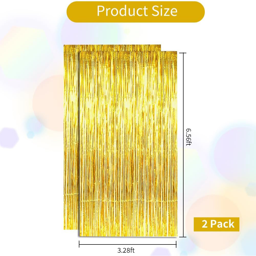 2Pack Gold Metallic Foil Tinse - огляд і ціна Home Bargains