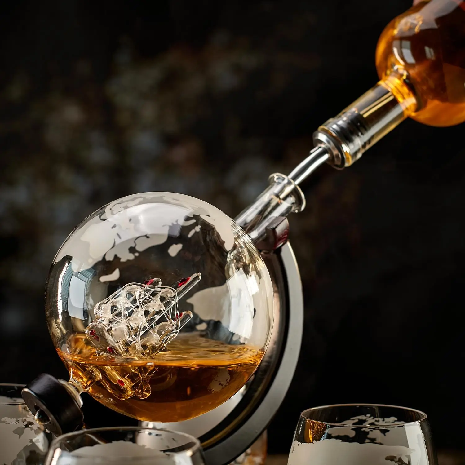 NANCIHUI Creative glass decant - огляд і ціна Decanter Globe Set