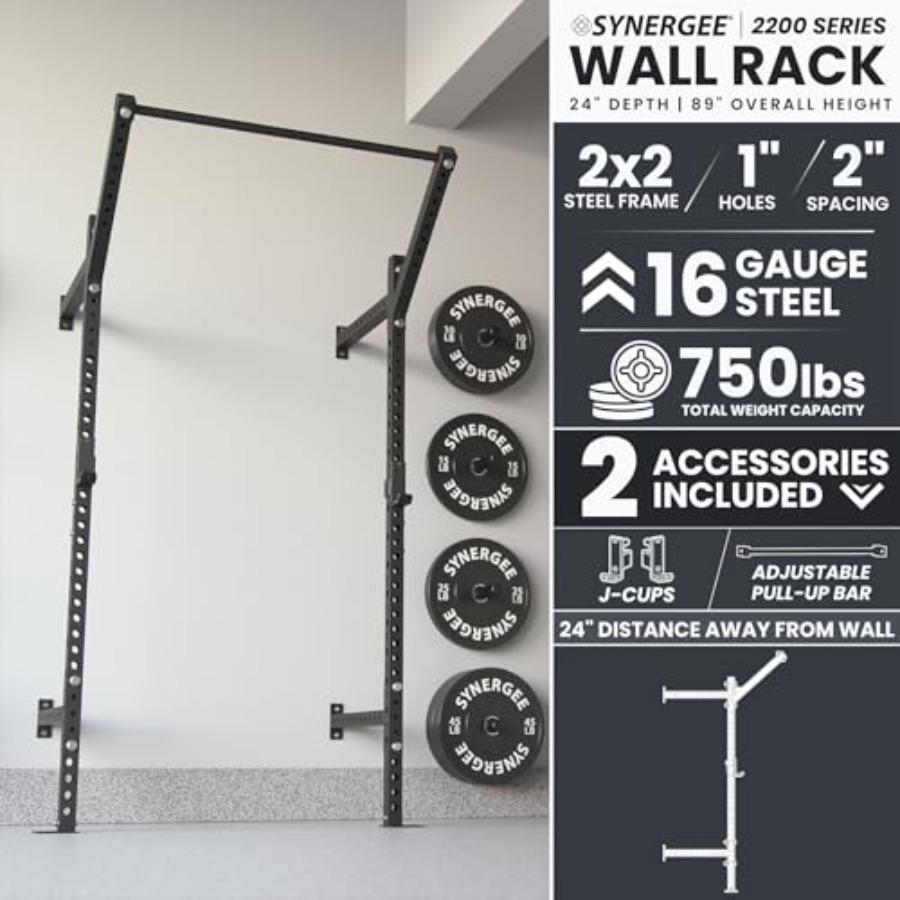 Wall Mounted Squat Rack for ho - огляд і ціна Home Bar And Gym