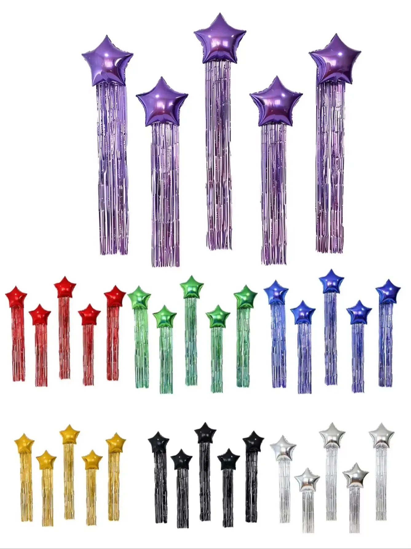 6Pcs18inch Five Pointed Star B - огляд і ціна Home Bargains