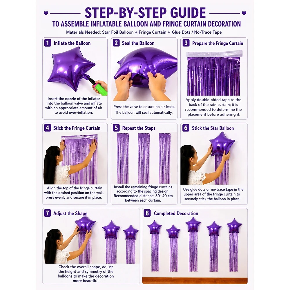 6Pcs18inch Five Pointed Star B - огляд і ціна Home Bargains