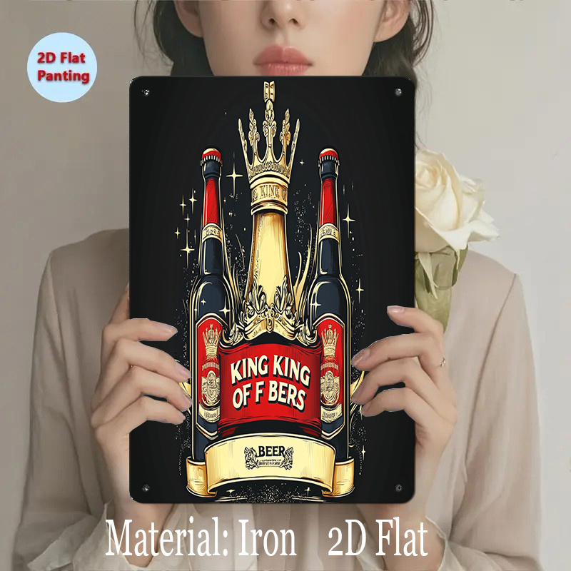 King of Beers Metal Sign -  Ir - огляд і ціна Home Bar And Restaurant
