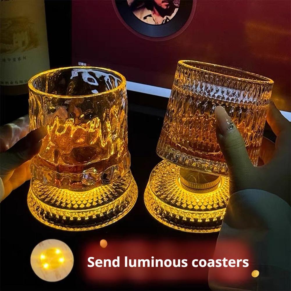 360° Rotating Whiskey Glass wi - огляд і ціна Old Fashioned Glass