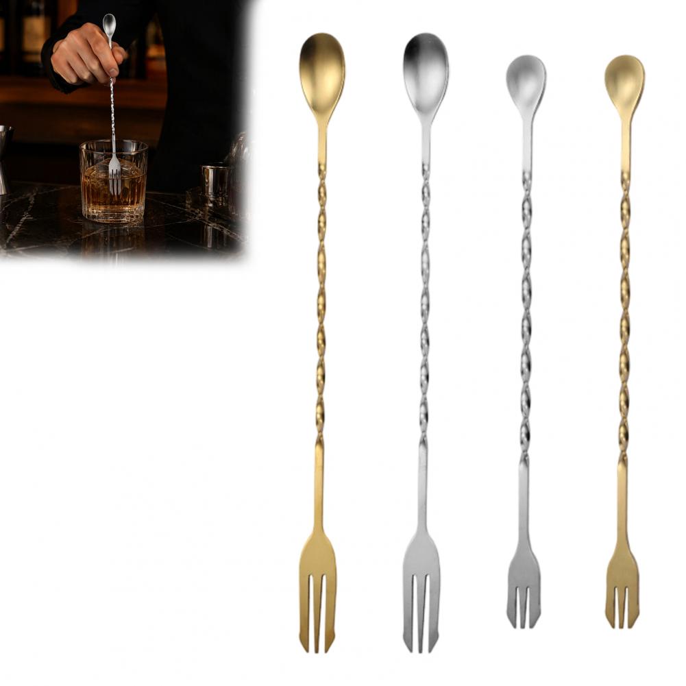 Stainless Steel Cocktail Stirr - огляд і ціна Bar Spoon Twisted