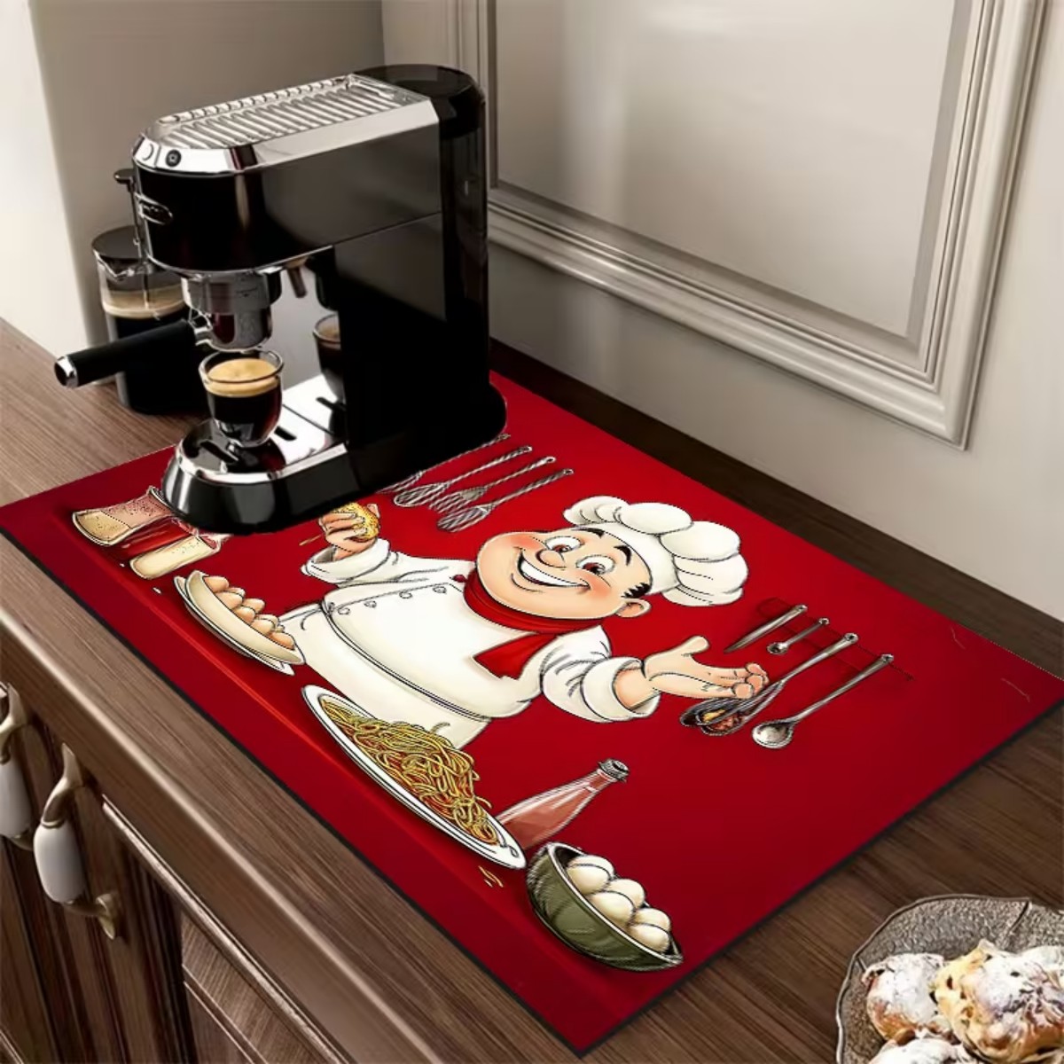 Square Kitchen Dish Mat Rubber - огляд і ціна Bar Mat Rubber
