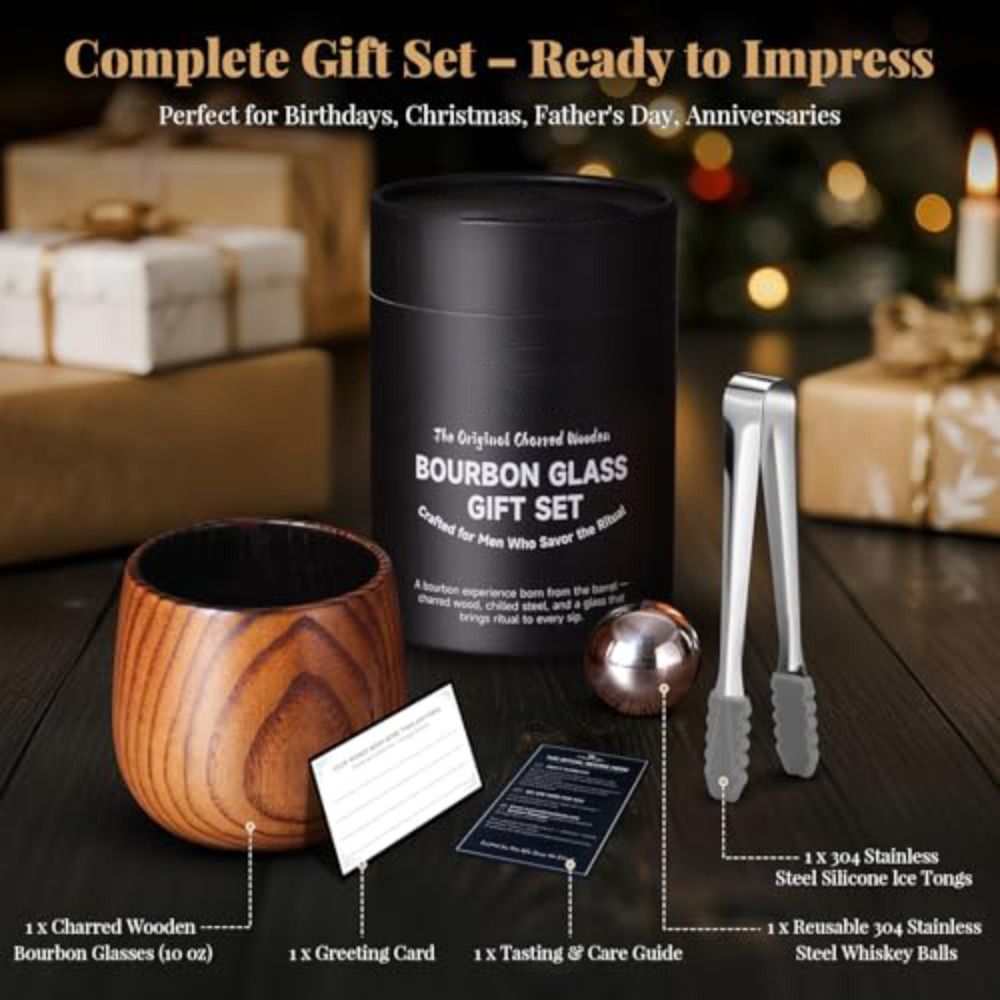 Premium Handmade Whiskey Glass - огляд і ціна Home Bar Set