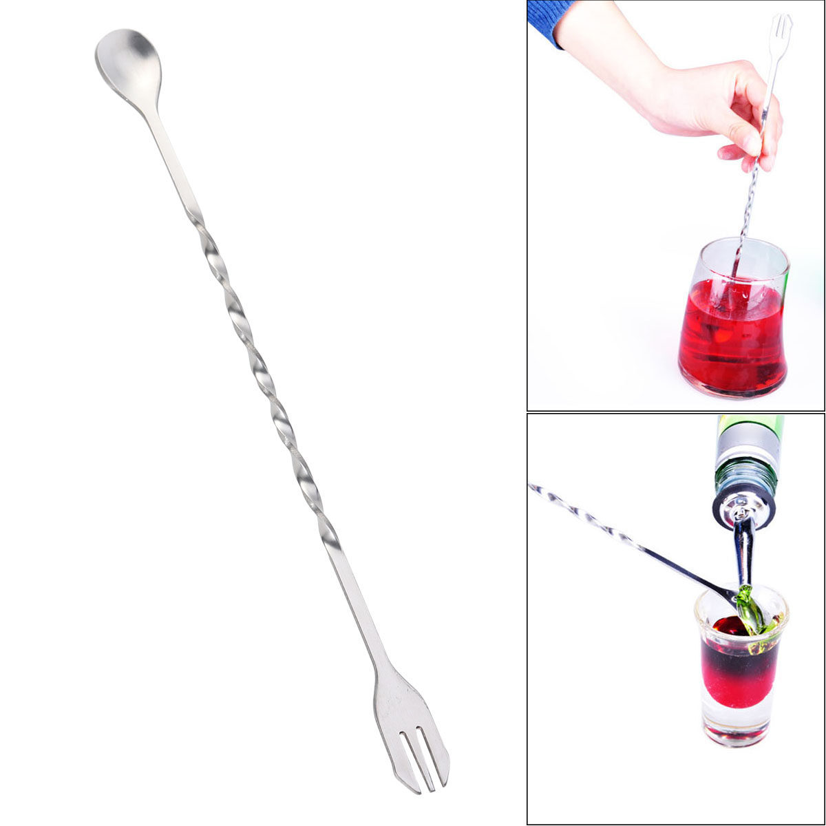 Stainless Steel Twisted Spoon  - огляд і ціна Bar Spoon Twisted
