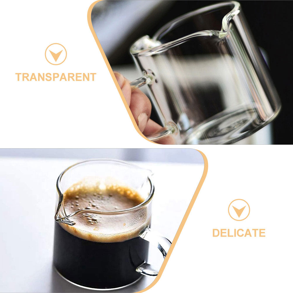 2Pcs Espresso Cups Set Clear B - огляд і ціна Home Bar Set